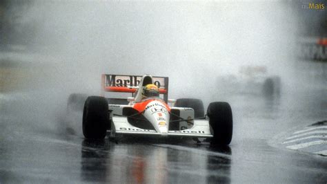 Formula 1, McLaren, Mclaren Mp4, Marlboro, Ayrton Senna, helmet, rain ...