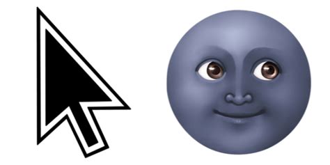 New Moon Face Emoji Macos Cursor Sweezy Custom Cursors | The Best Porn Website