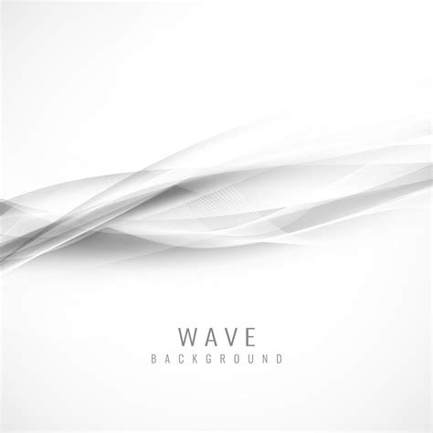 Abstract elegant grey wave background 256198 Vector Art at Vecteezy