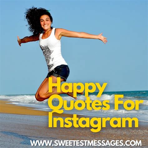 101 Best Happy Quotes For Instagram - Sweetest Messages