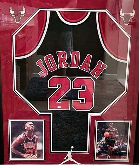 Michael Jordan Autographed And Framed Jersey (COA) – Quarterdeck ...