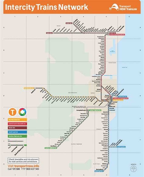 Sydney train map - Ontheworldmap.com