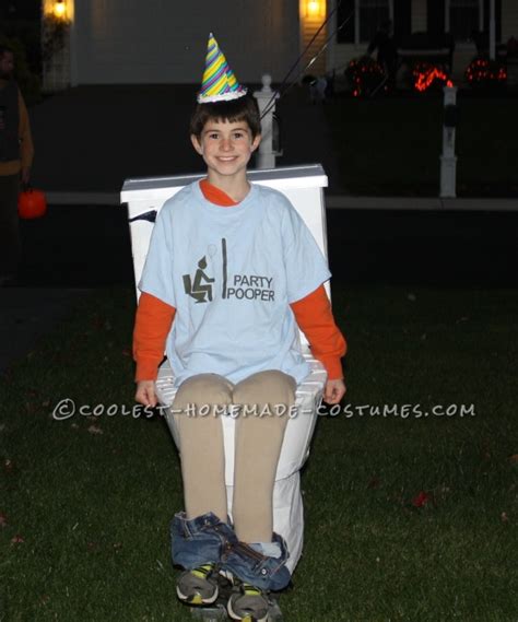 Timmy the Party Pooper Wordplay Toilet Costume