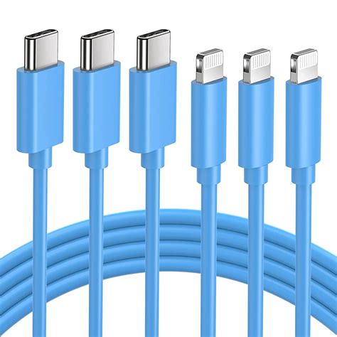 Quntis iPhone 14 Fast Charging Cable 3 Pack ，6FT MFi Certified USB C to ...