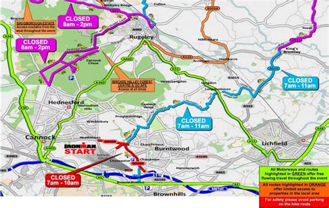 The Ironman road closures in pictures - Derbyshire Live