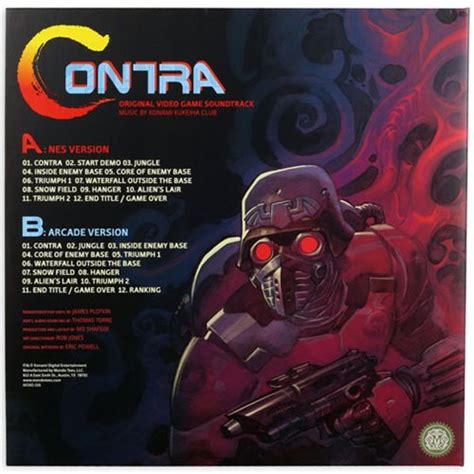 Contra Original Video Game Soundtrack LP - Entertainment Earth