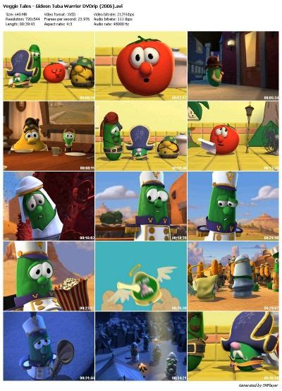 VeggieTales Gideon Tuba Warrior Veg-O-Rama Jukebox Sing Along Songs Vol ...