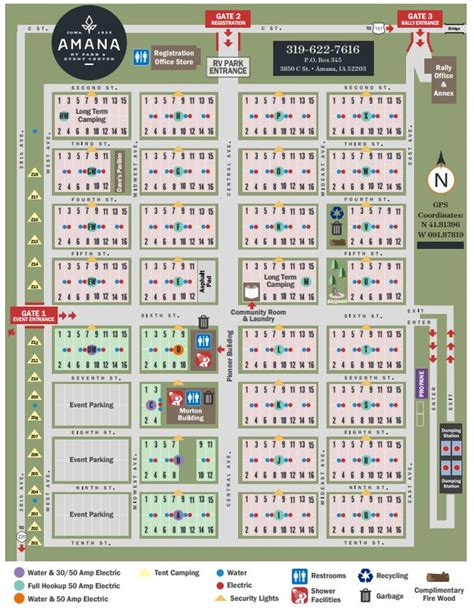 Amana Iowa Map