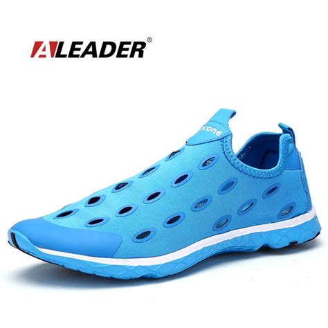 Aleader Mens Breathable Shoes New 2017 Summer Slip On Shoes Men Outdoor ...