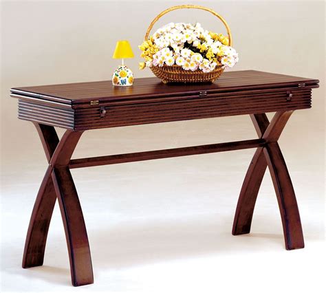 Kingston Cherry Extendable Top Console Table from Furniture of America (CM4982S) | Coleman Furniture