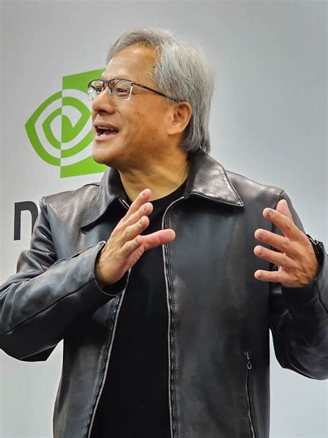 Nvidia's Jensen Huang Black Leather Jacket - Movie Jackets