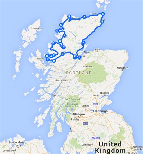 North Coast 500 itinerary