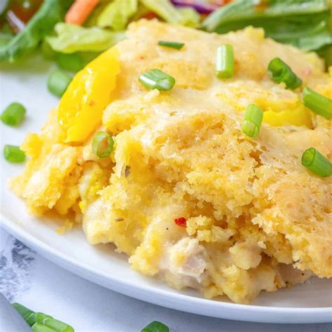 Easy Cornbread Chicken Casserole - The Country Cook