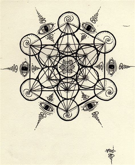 Metatron by jotaperez on deviantART | Sacred geometry tattoo, Geometry tattoo, Geometric mandala