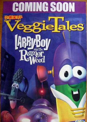 VEGGIE TALES Larry Boy Rumor Weed RARE Poster | #57801820