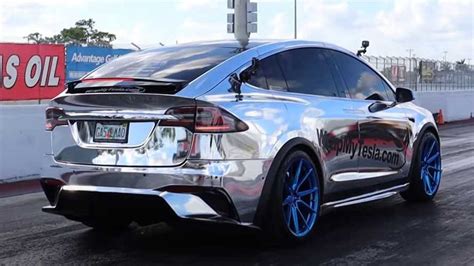 Watch Tesla Model X Performance Set New 1/4-Mile Record: It's Now In The 10s