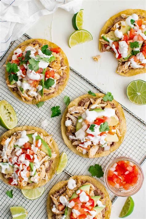 Chicken Tostadas - Easy Chicken Recipes