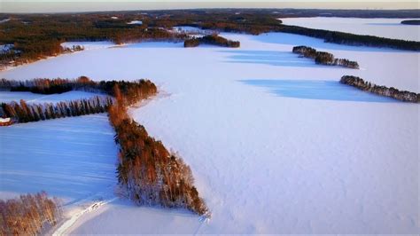 Lake Saimaa 4K - full winter in Finland 01.April - YouTube