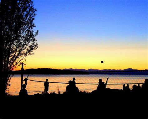 Sunset Beach Volleyball Photograph by Peter Mooyman - Fine Art America