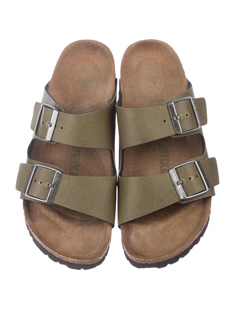 Birkenstock Leather Slide Sandals - Shoes - WBIRK20762 | The RealReal