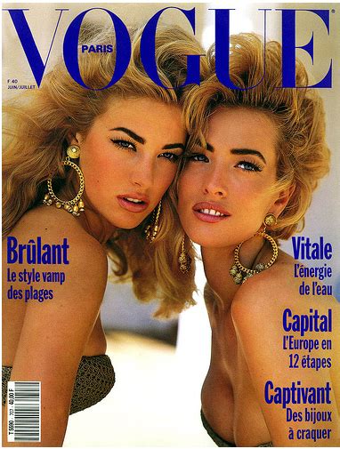 Tatjana Patitz & Elaine Irwin for Vogue | Fashette