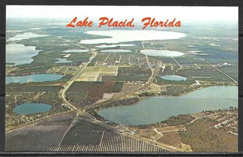 Florida, Lake Placid - Aerial View - Highland County - [FL- 494] | United States - Florida ...