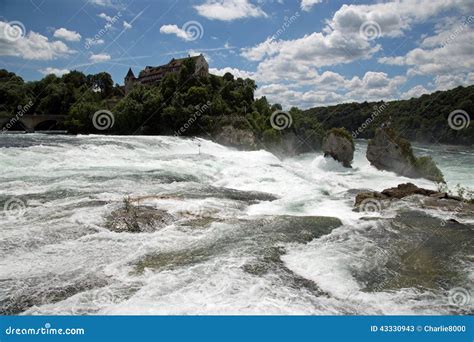 Rhinefall stock image. Image of rhine, europe, fisheye - 43330943