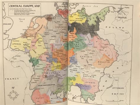 Peter Wilson's Thirty Years War Map Colorized : MapPorn