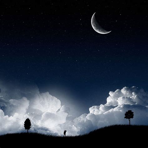 Moonlight Night Sky