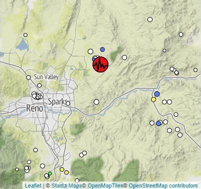 3.4 earthquake jolts Spanish Springs residents awake early Tuesday