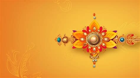 Premium AI Image | Rakhi Festival Background Design with Creative Rakhi ...