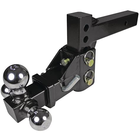 FulTyme RV 1040 Adjustable Tri-Ball Trailer Hitch with 4.79" Drop ...