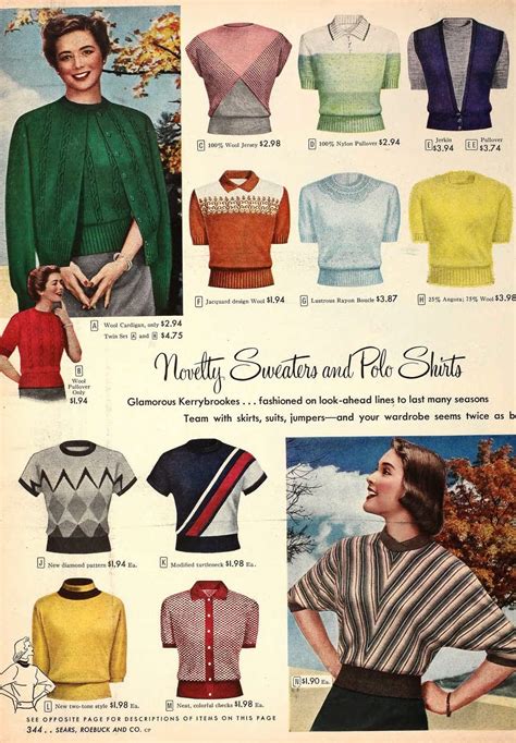 Snapped Garters: 1952 Fashions From Sears!