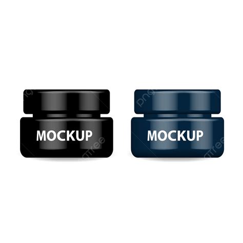 Cosmetic Jar Mockup Vector Hd Images, 3d Cosmetic Jar Mockup, Cosmetic Jar Mockup, Cream Jar 3d ...