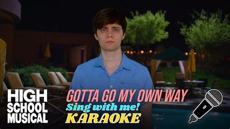 Gotta Go My Own Way (Troy's part only - Karaoke) from High School ...