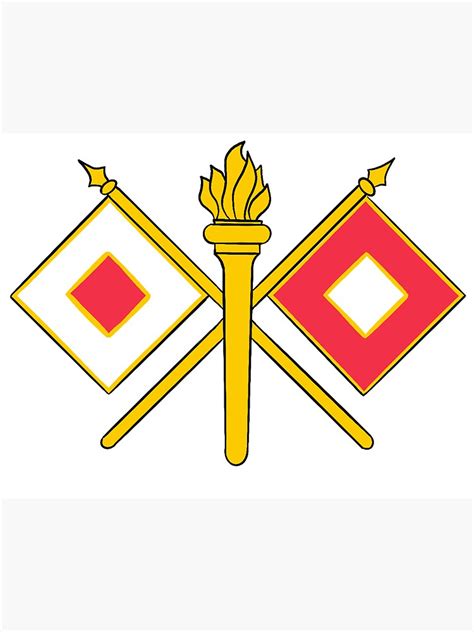 "Signal corps insignia " Sticker by Sarahhouston33 | Redbubble