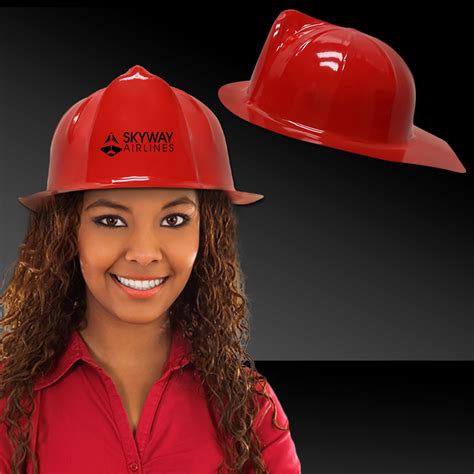 Red Firefighter Hat - Imprintable - Hats