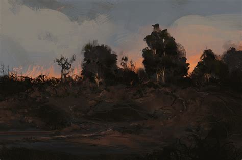 ArtStation - speed paint landscape