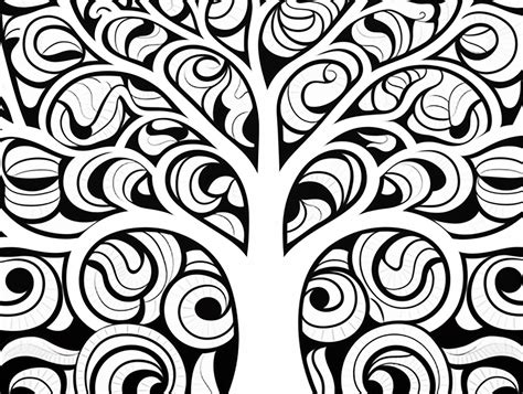 Fig Tree Foliage Coloring Page - Coloring Page