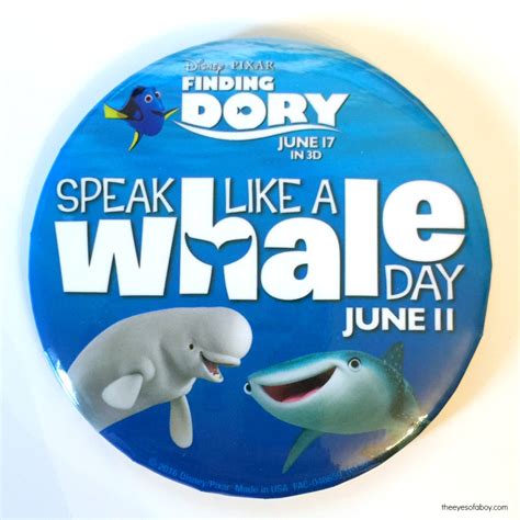 Finding Dory - Speak Like a Whale Day - The Eyes of a Boy