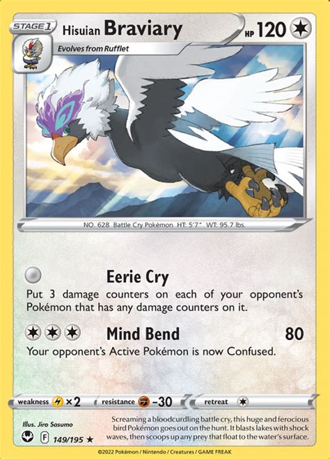 Hisuian Braviary - Silver Tempest - Rare - Pokemon TCG - DigitalTQ