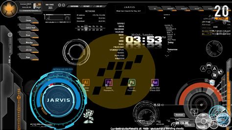 Jarvis theme windows 7 rainmeter - richnimfa