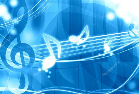 Blue music background — Stock Photo © pixeldreams #8548177