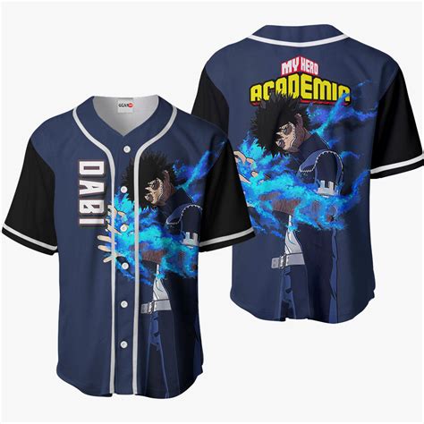 Dabi Jersey Shirt Custom My Hero Academia Anime Merch Clothes – Recommendst Store