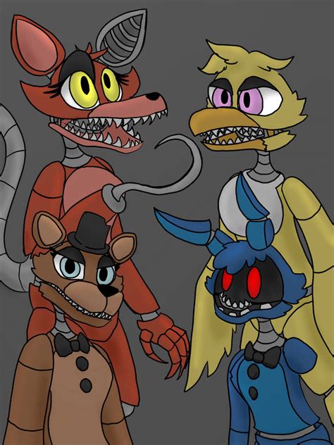 Withered Animatronics by CrazyLittleCloud on DeviantArt