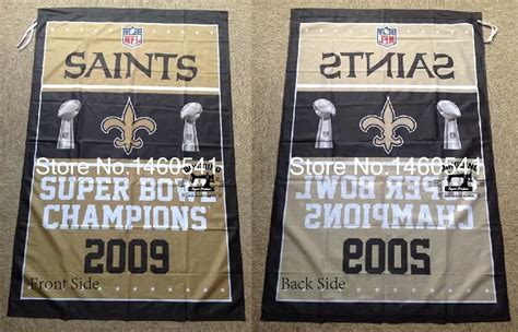 New Orleans Saints Super Bowl Champions Flag 3ft x 5ft Polyester NFL ...