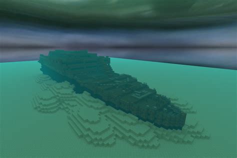 Titanic Minecraft Build Recreates Famous Doomed Ship - Minecrafters