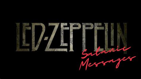 Led Zeppelin - Backmasking - Satanic Messages - YouTube