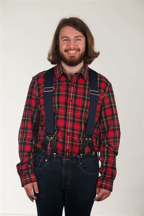 Logger Button Suspenders - 2 Inch Wide - SuspenderStore