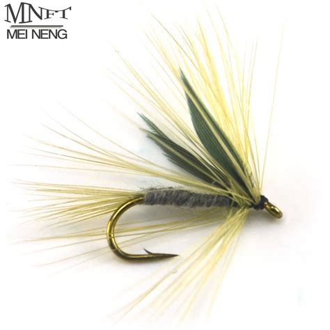 MNFT 10PCS Grey Color Winged Dry Mayfly Trout Fly Fishing Lures Baits ...